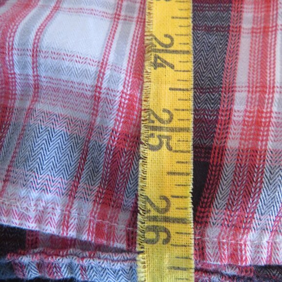 DKNY | Size XL | Cotton Hooded Button Up Plaid Sweater Long Sleeve Y2K Vintage - Picture 12 of 12